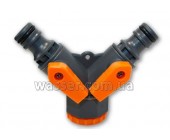 Кран на 2 выхода 1/2