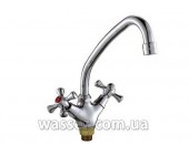 Смеситель Cron Smes на кухню 271 на гайке