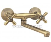 Смеситель Haiba Dominox Bronze настенный 361