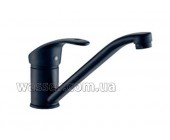 Смеситель Haiba Mars на кухню 004 Black на шпильке