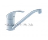 Смеситель Haiba Mars на кухню 004 White на шпильке