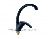 Смеситель Haiba Mars Ухо Black на кухню 011 на гай